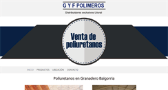 Desktop Screenshot of gyfpolimeros.com